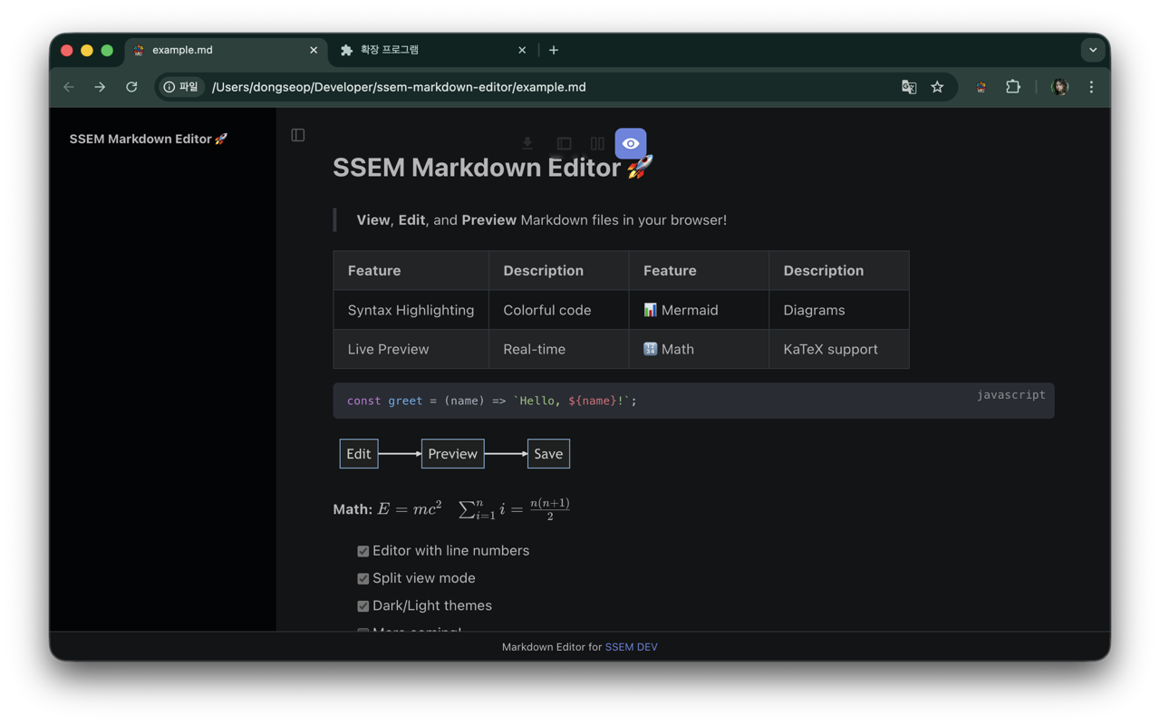 A document with the outline sidebar open on the left